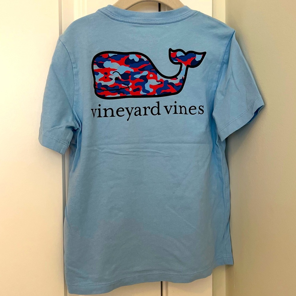 Vineyard Vines Boys Whale Pocket T-shirt (size 6)